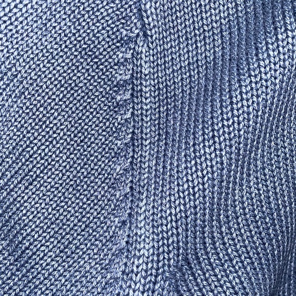 GoodThreads Men’s Soft Cotton Quarter Zip Sweater XXL Color: Washed Navy NWT - Picture 5 of 9